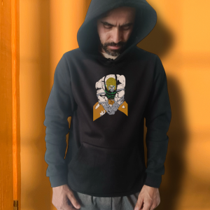 Sudadera X-Men Victor Greed Blanca y Negra | Tallas CH, M, G, XG y 2XG