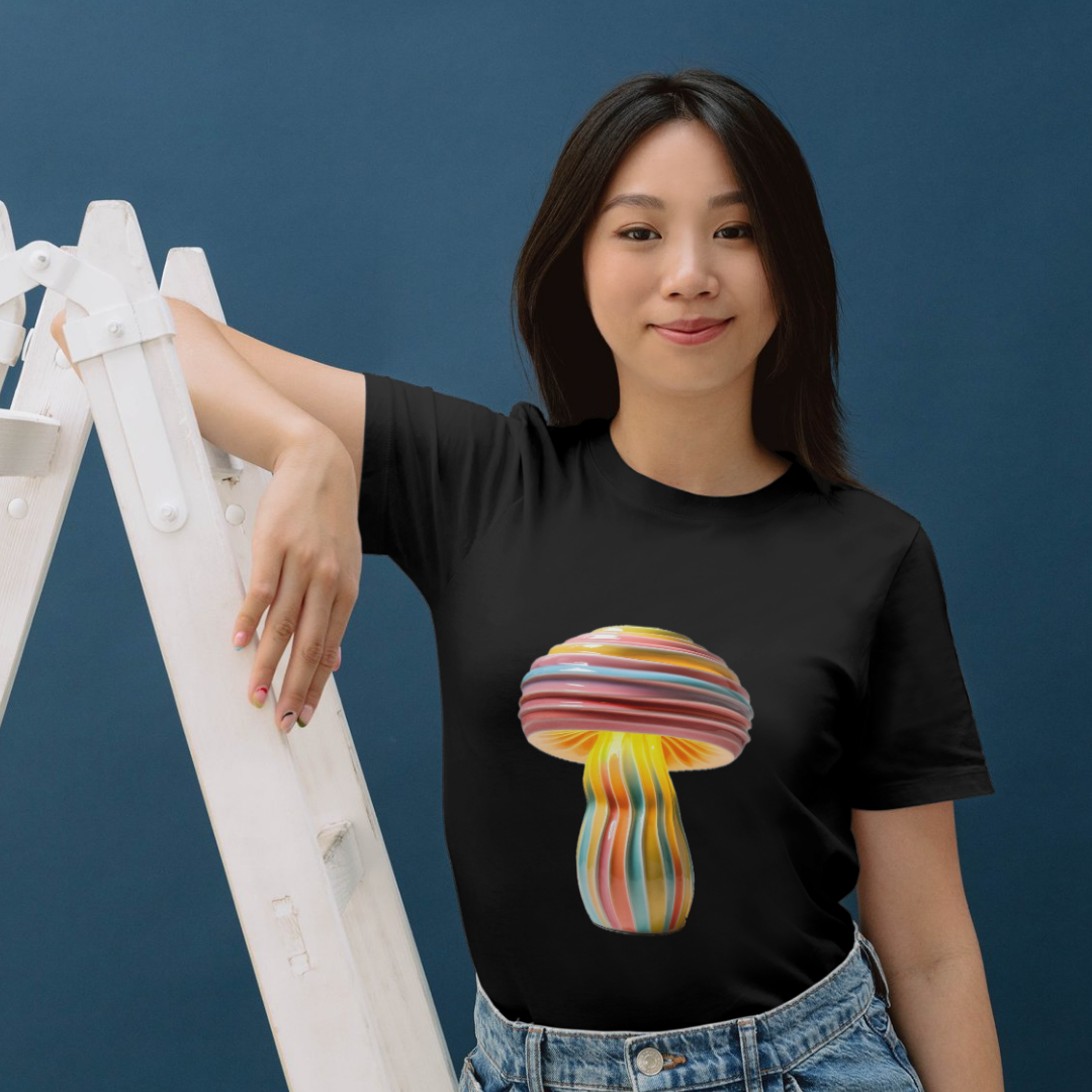 Playera con Diseño de Hongo – Estilo y Naturaleza en Cada Detalle - Image 2