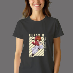 Playera Dama Cuello V Henshin Himura