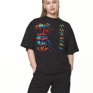 Playera Oversize Halloween Friends news