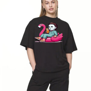 Playera Oversize Halloween Michael Myers