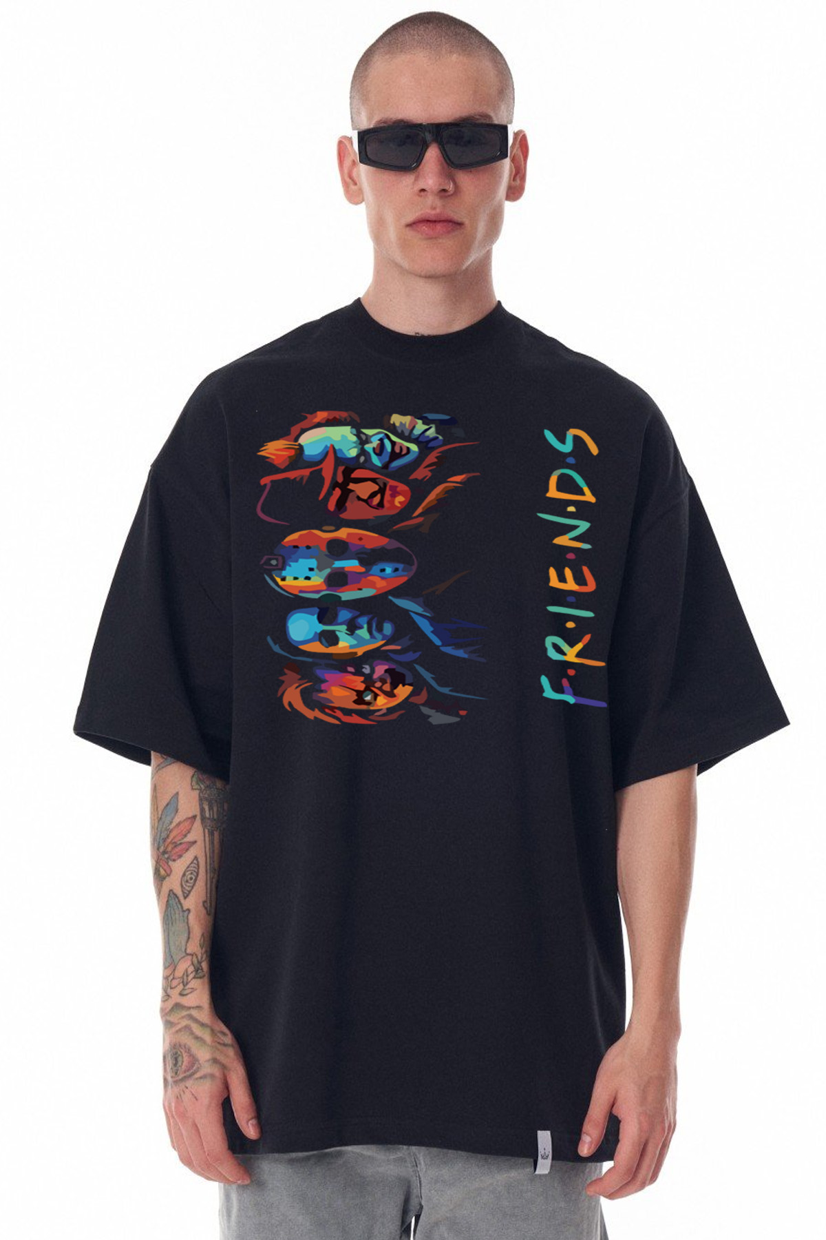 Playera Oversize Halloween Friends news - Image 2