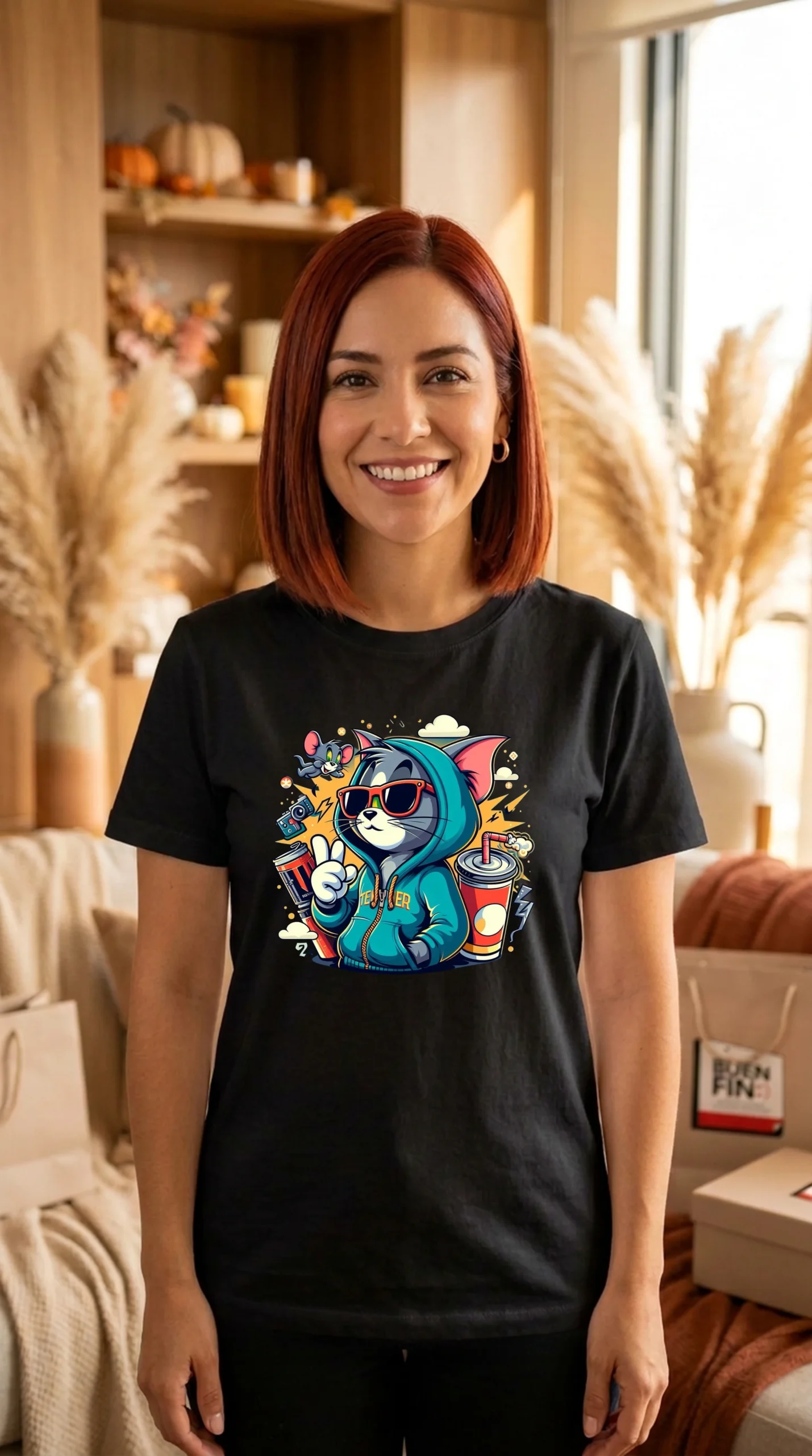 Playera Mujer Cuello Redondo Tom Cool