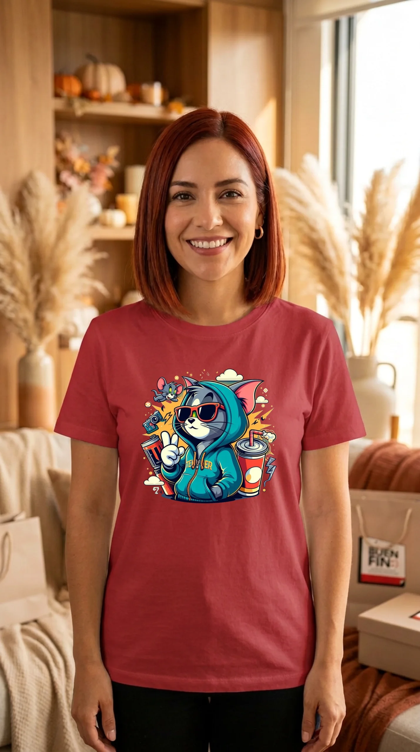 Playera Mujer Cuello Redondo Tom Cool - Imagen 6