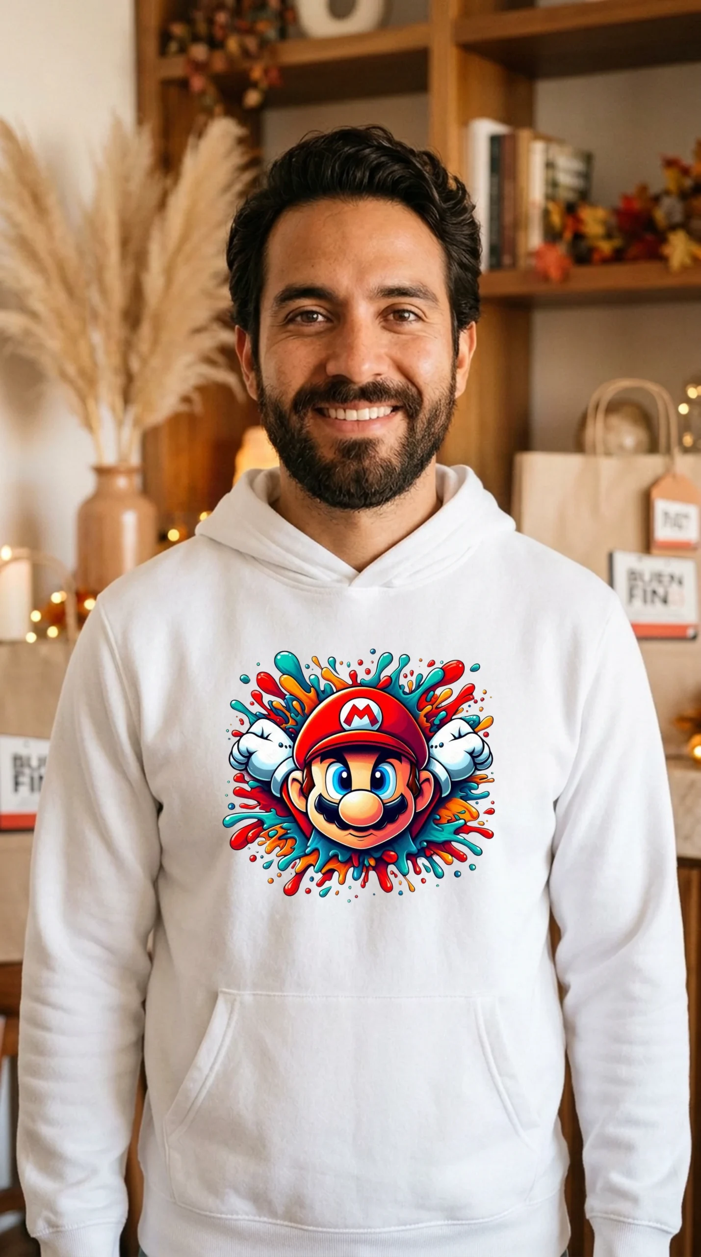 Sudadera Hombre Mario Colors - Imagen 3
