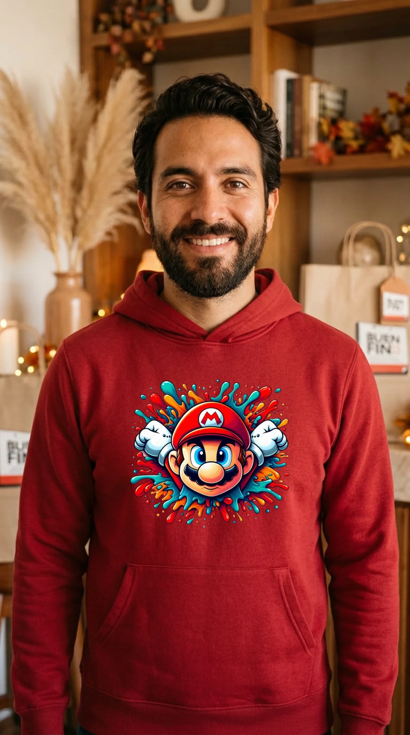 Sudadera Hombre Mario Colors - Imagen 6