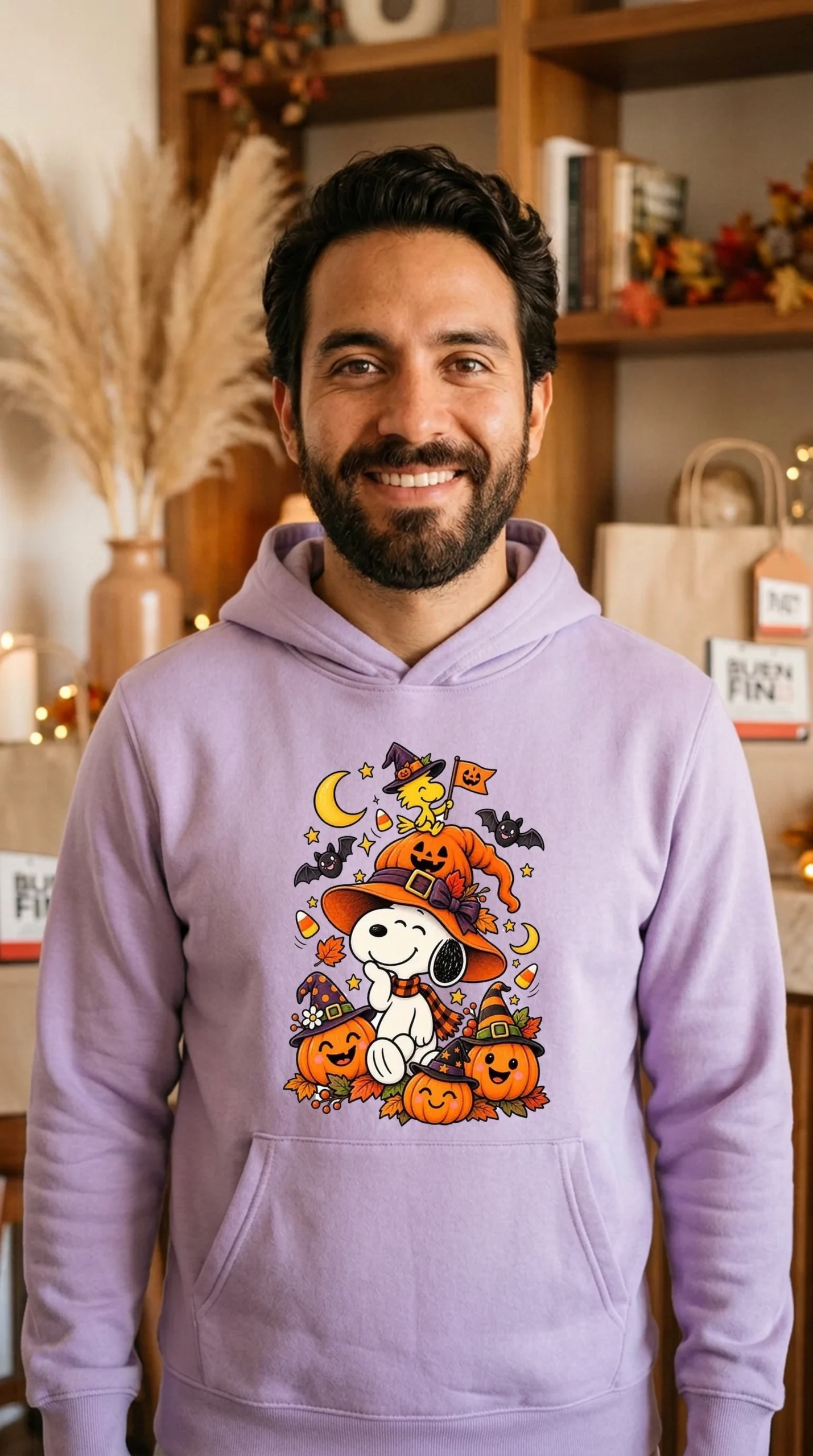 Sudadera Hombre Snoopy 31octubre