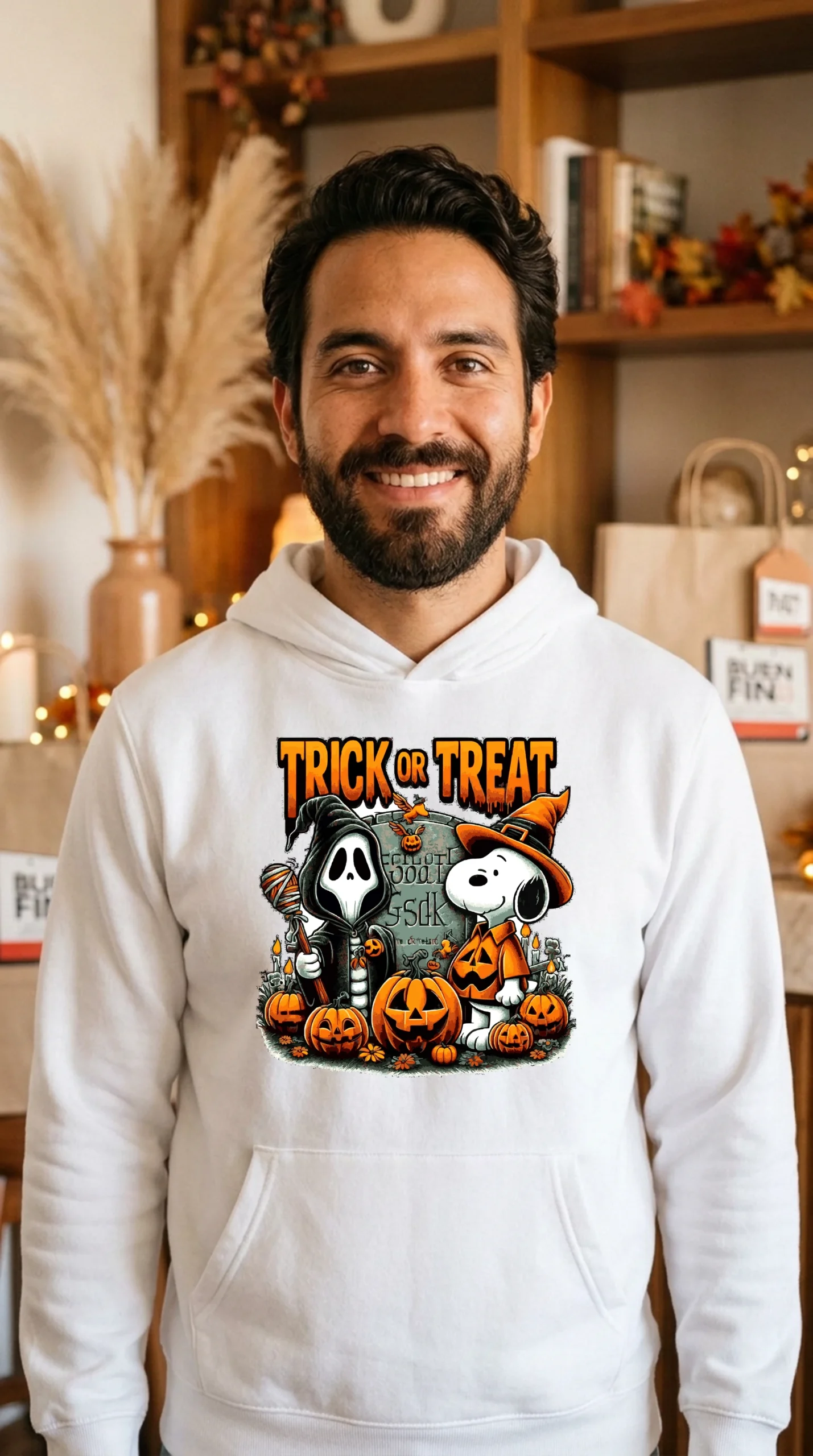 Sudadera Hombre Snoopy Trick - Imagen 2