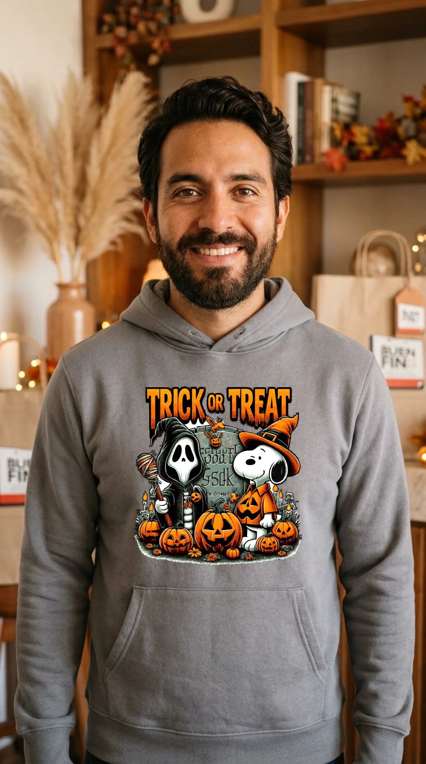 Sudadera Hombre Snoopy Trick