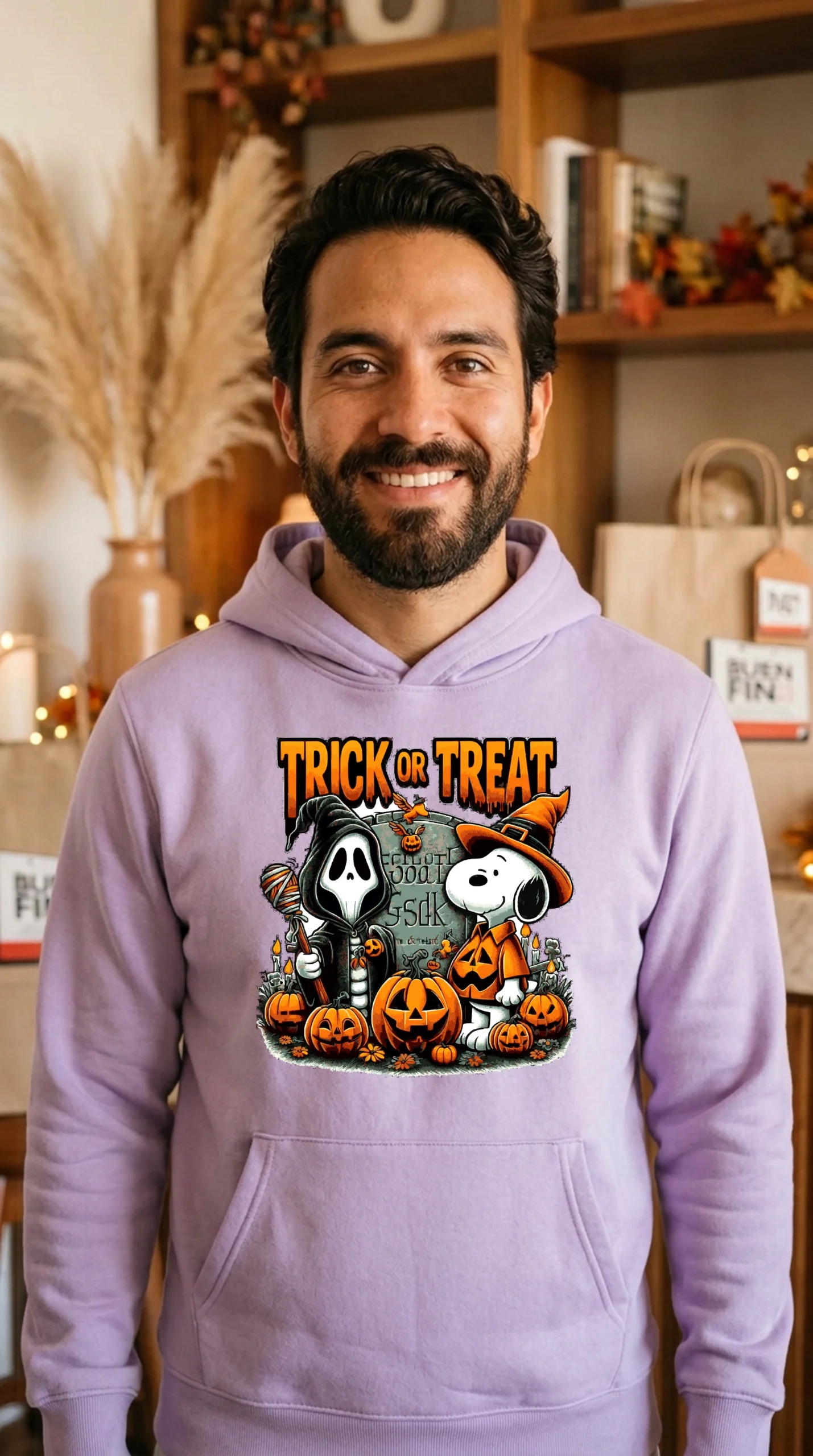 Sudadera Hombre Snoopy Trick - Imagen 5