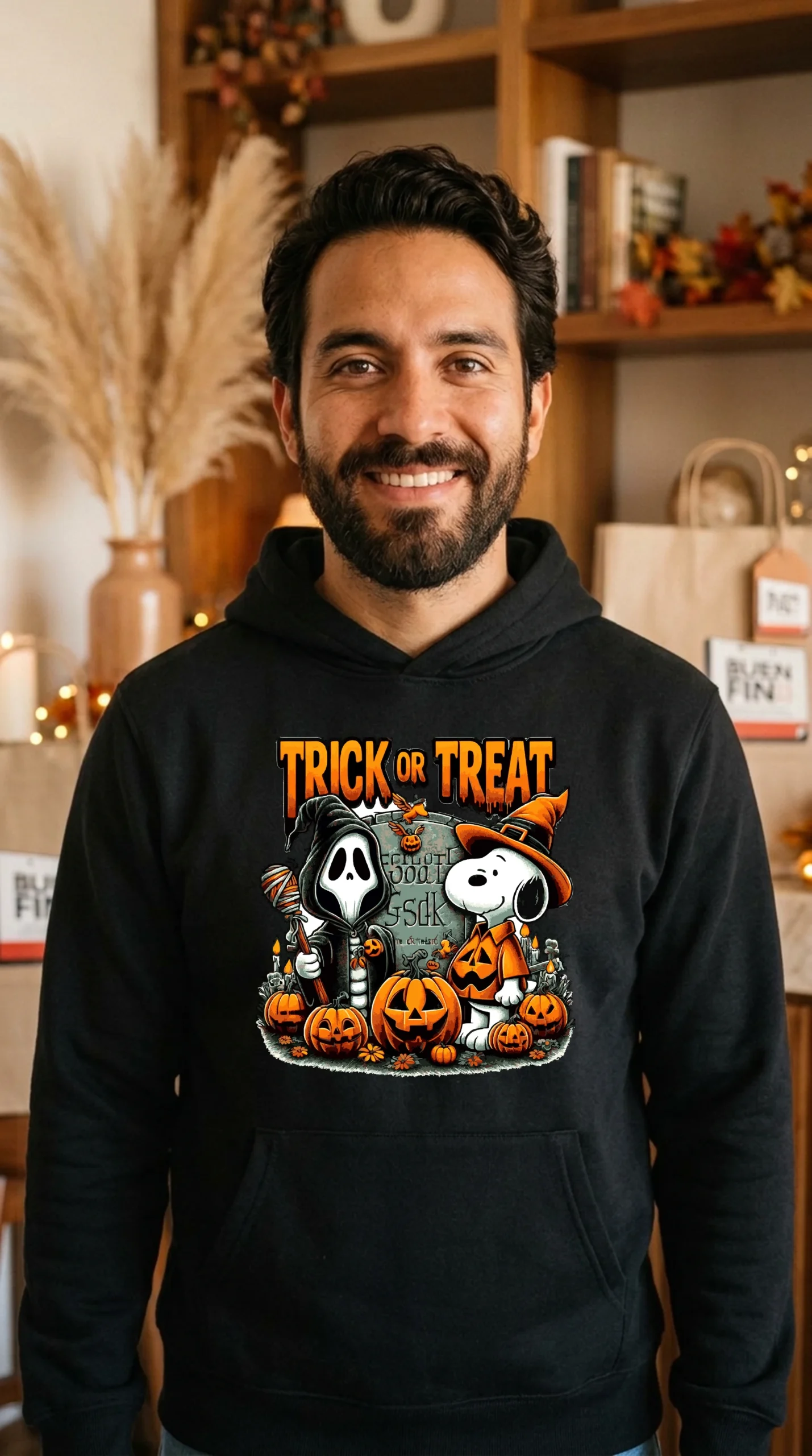 Sudadera Hombre Snoopy Trick - Imagen 6