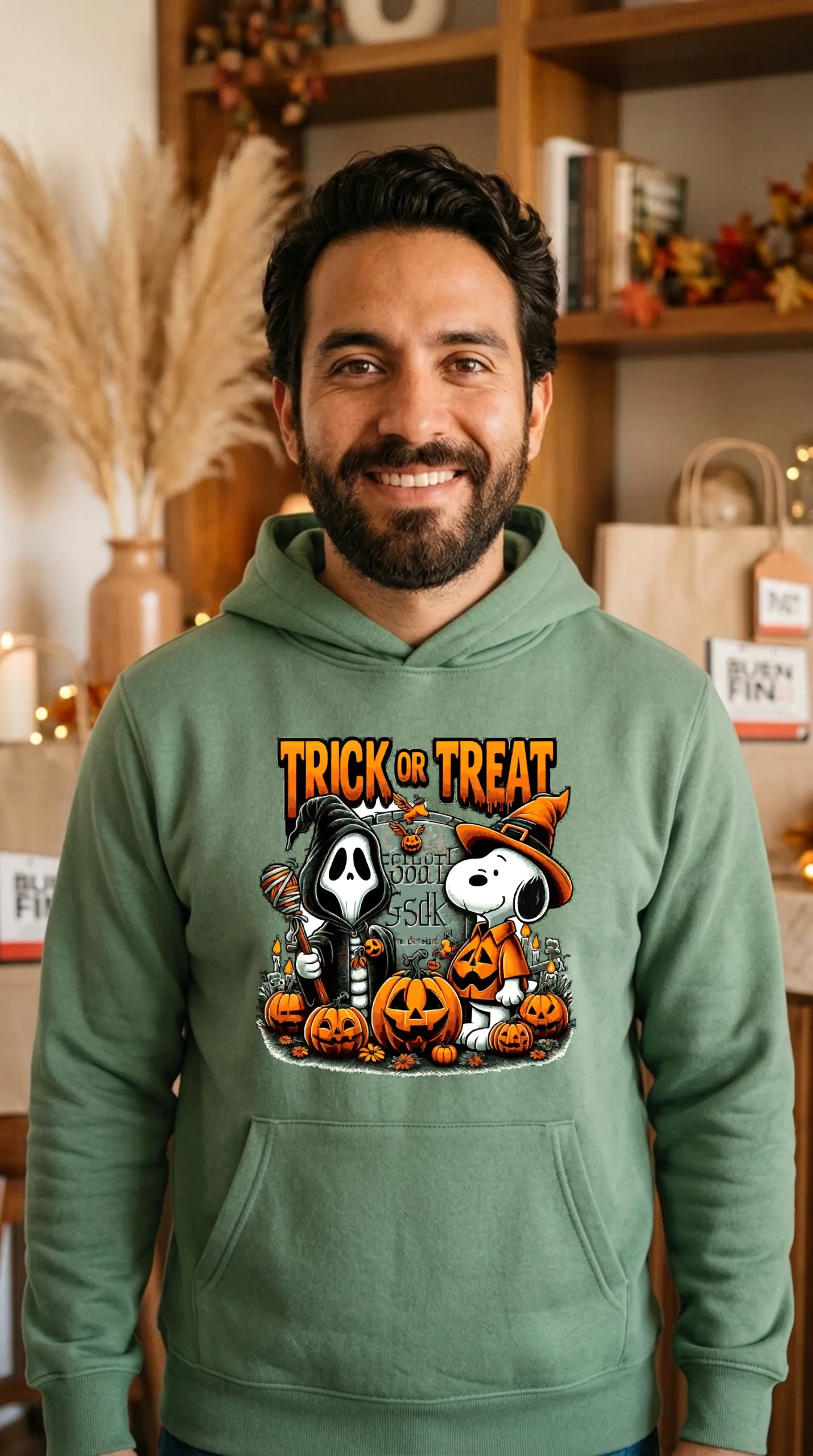 Sudadera Hombre Snoopy Trick - Imagen 7
