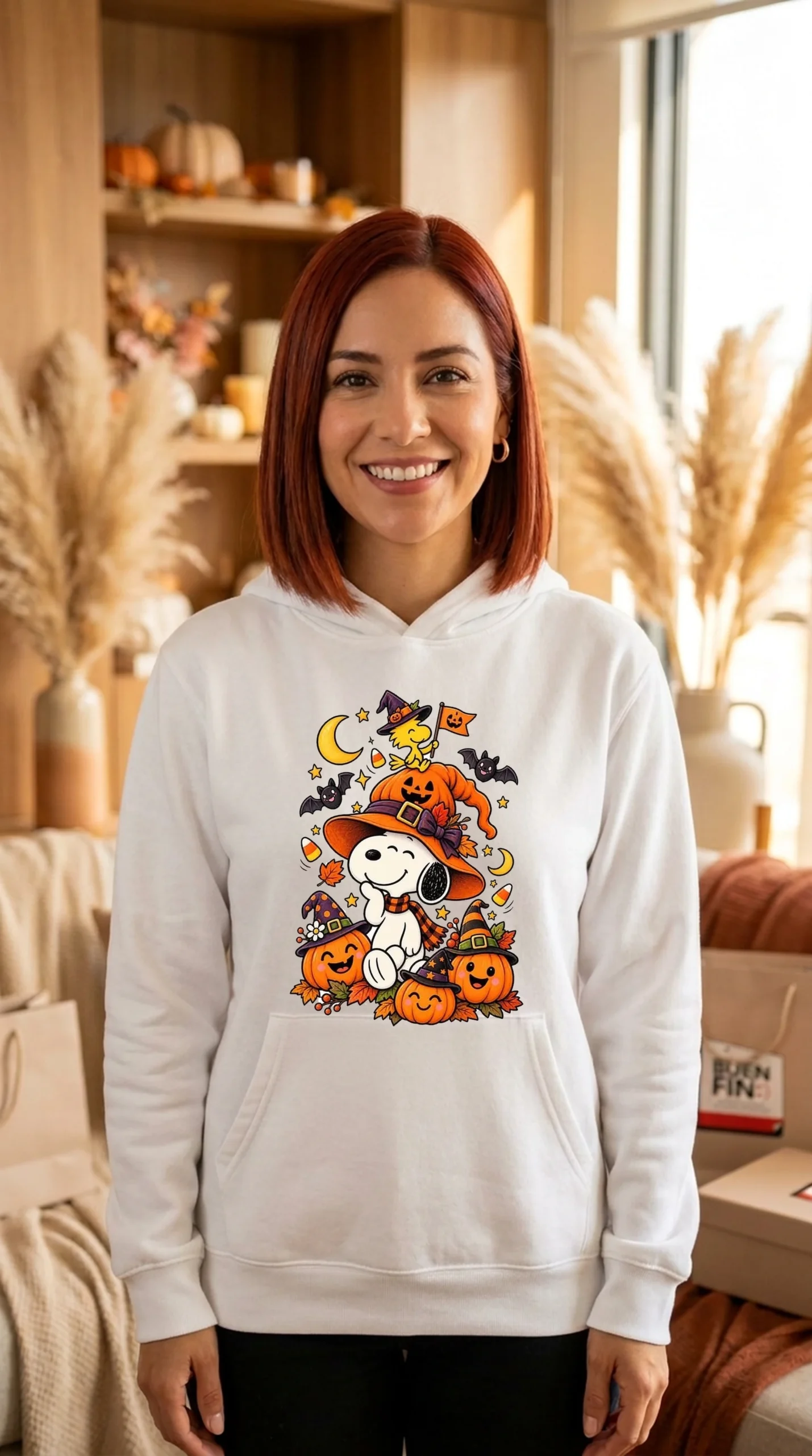 Sudadera Mujer Snoopy 31octubre - Imagen 7