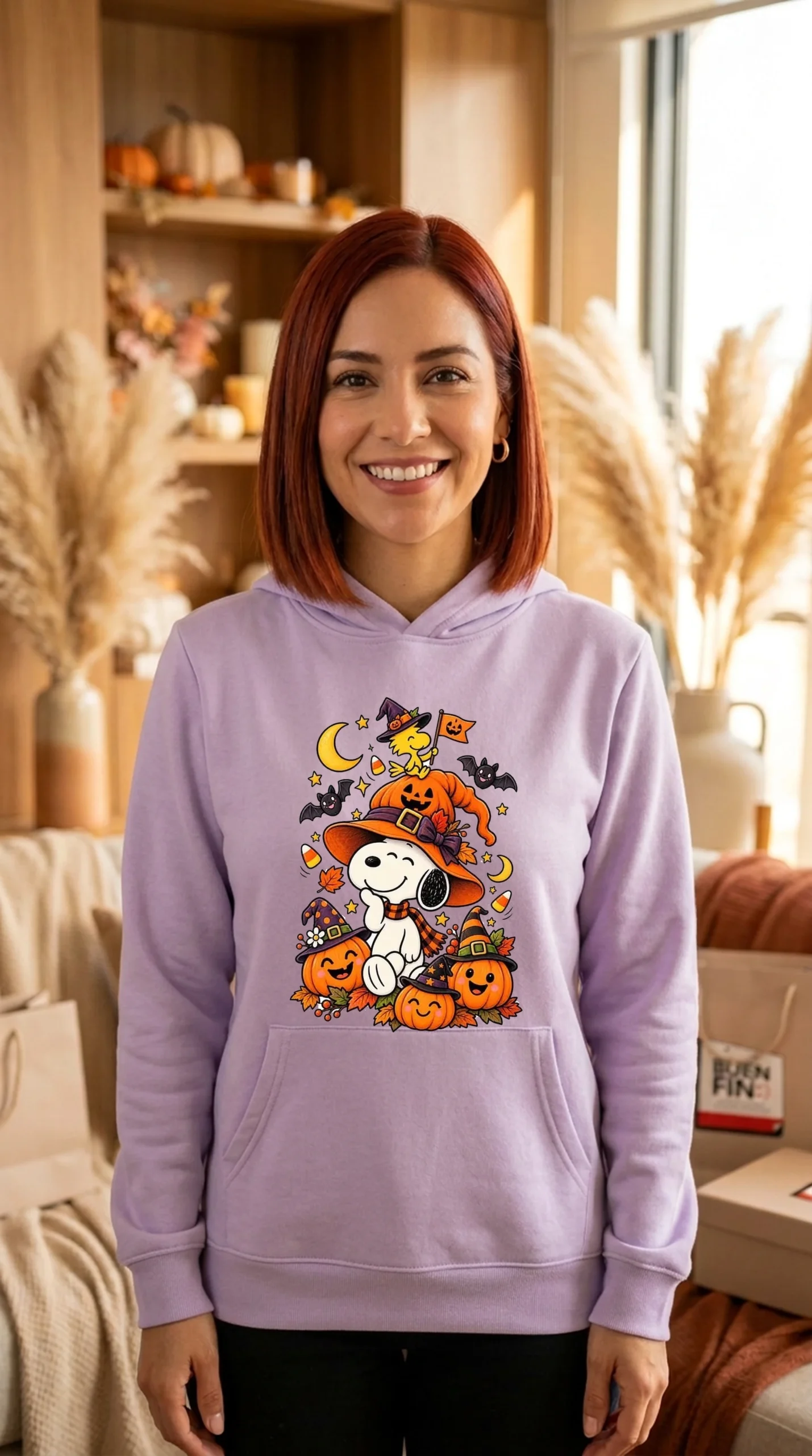 Sudadera Mujer Snoopy 31octubre