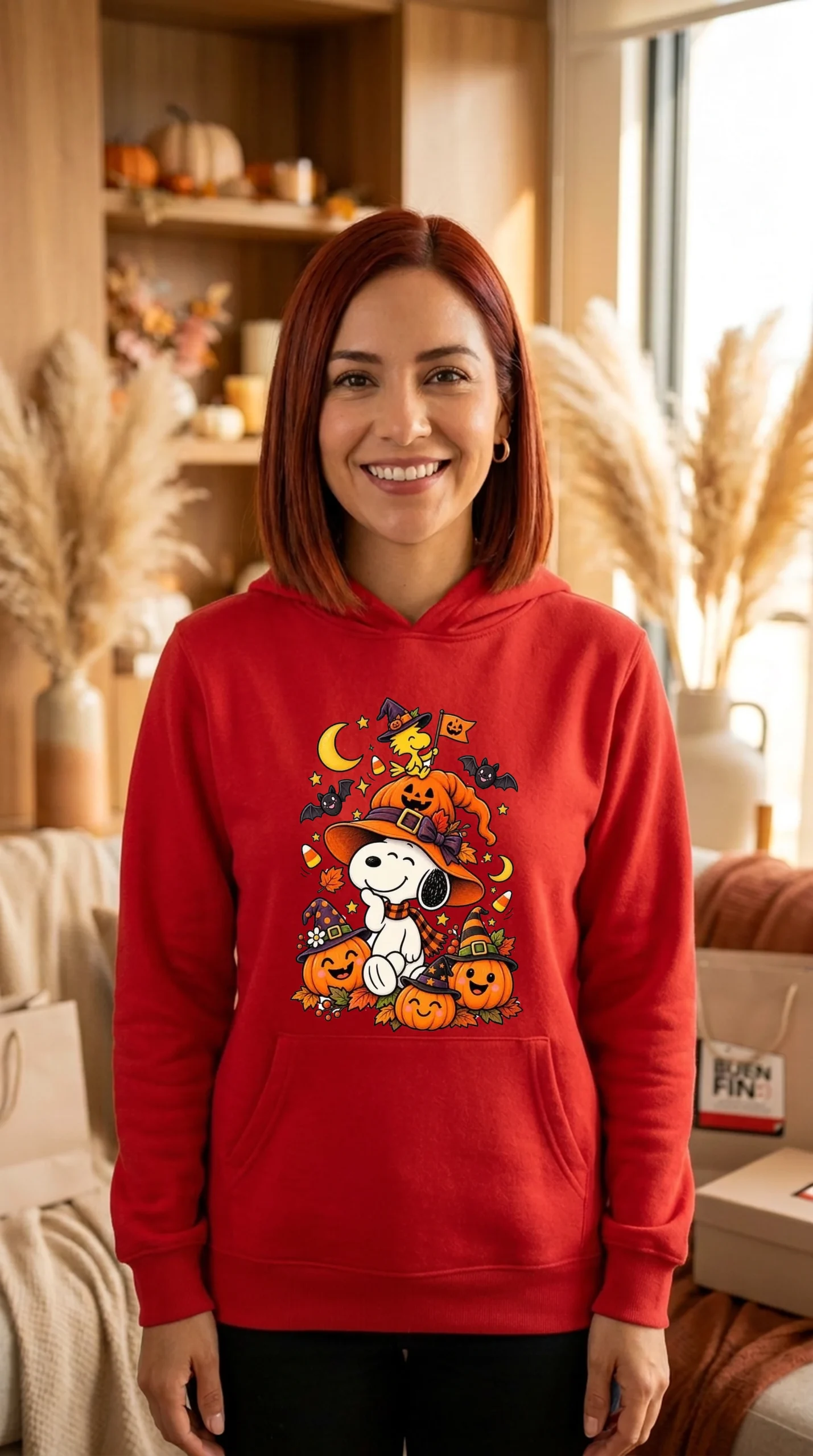 Sudadera Mujer Snoopy 31octubre - Imagen 5