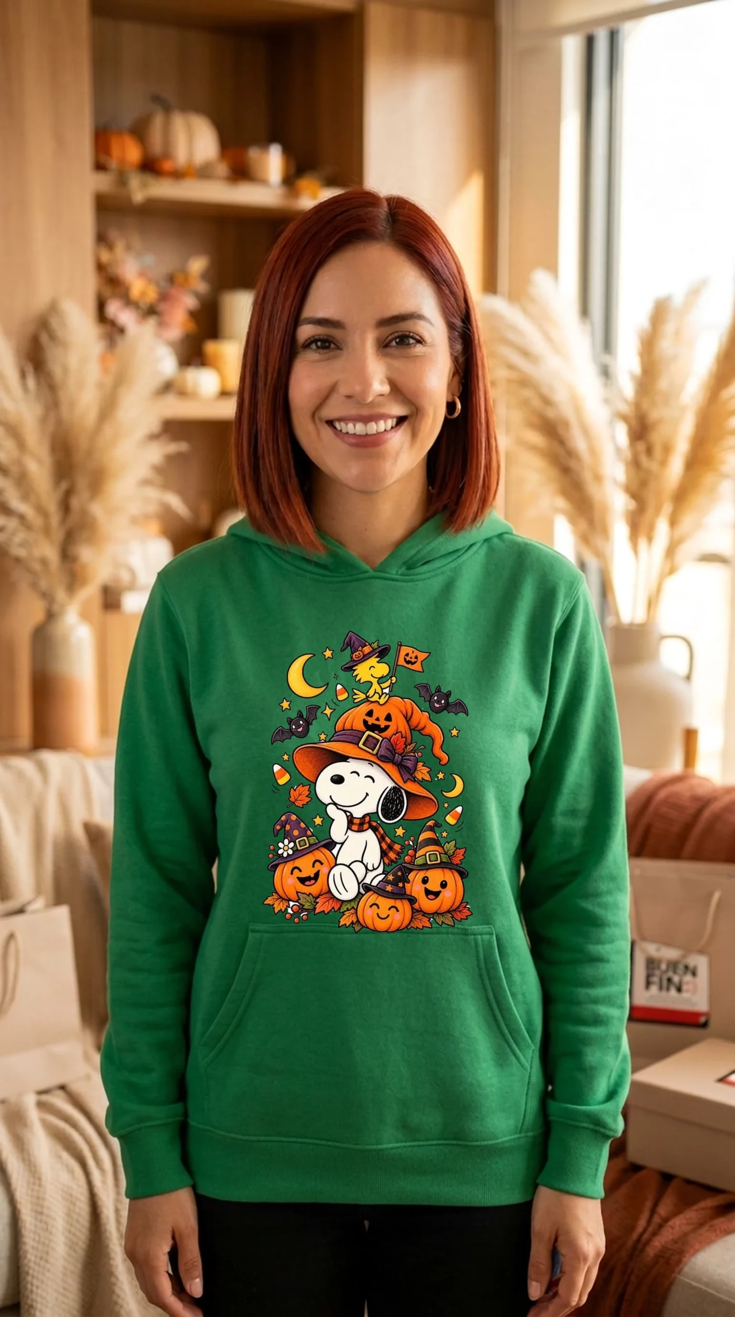 Sudadera Mujer Snoopy 31octubre - Imagen 6
