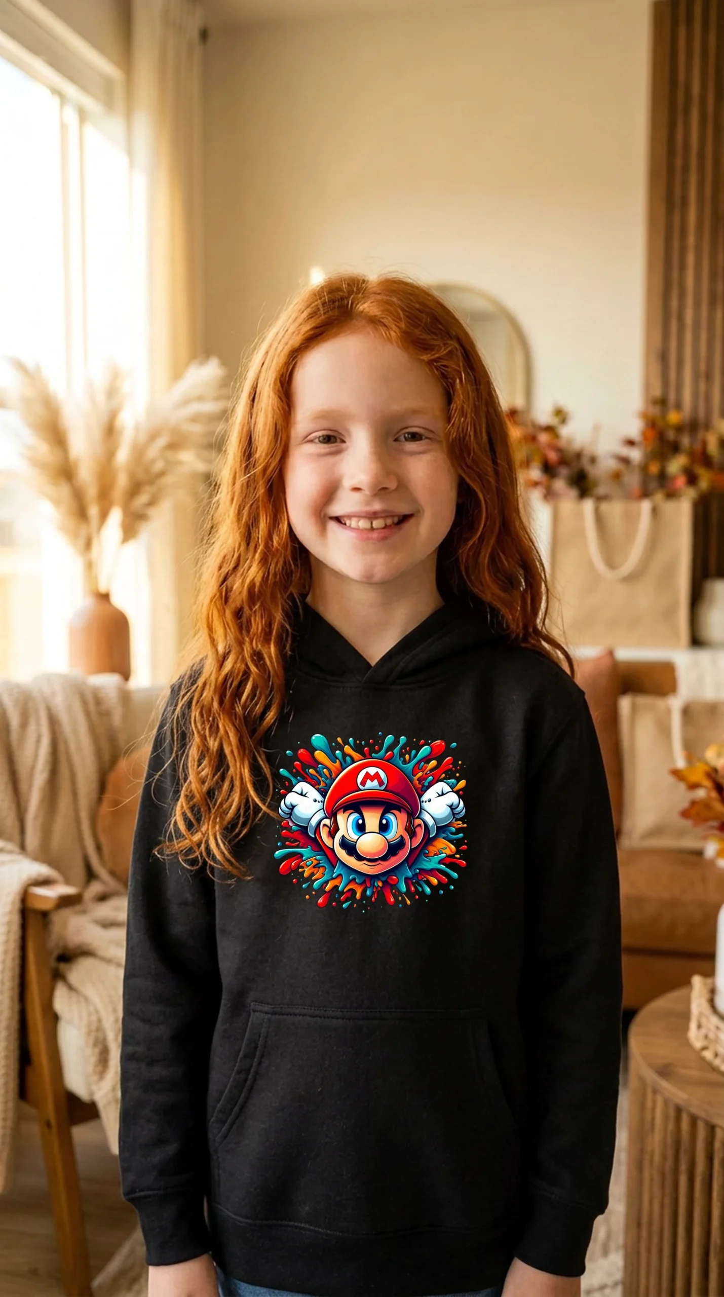 Sudadera Niña Mario Colors