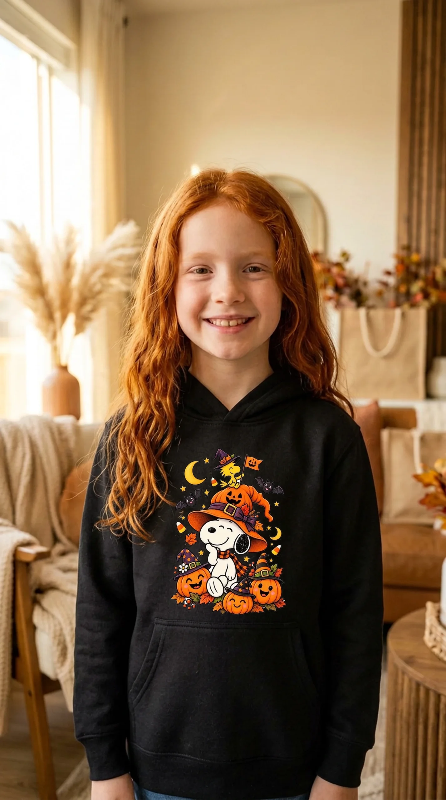 Sudadera Niña Snoopy 31octubre - Imagen 3