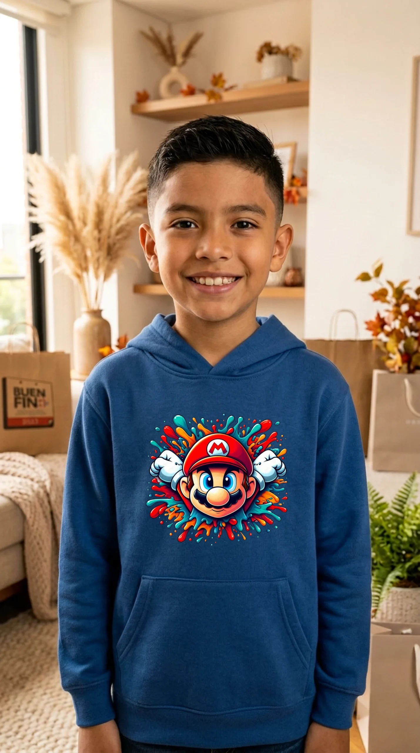 Sudadera Niño Mario Colors - Imagen 7
