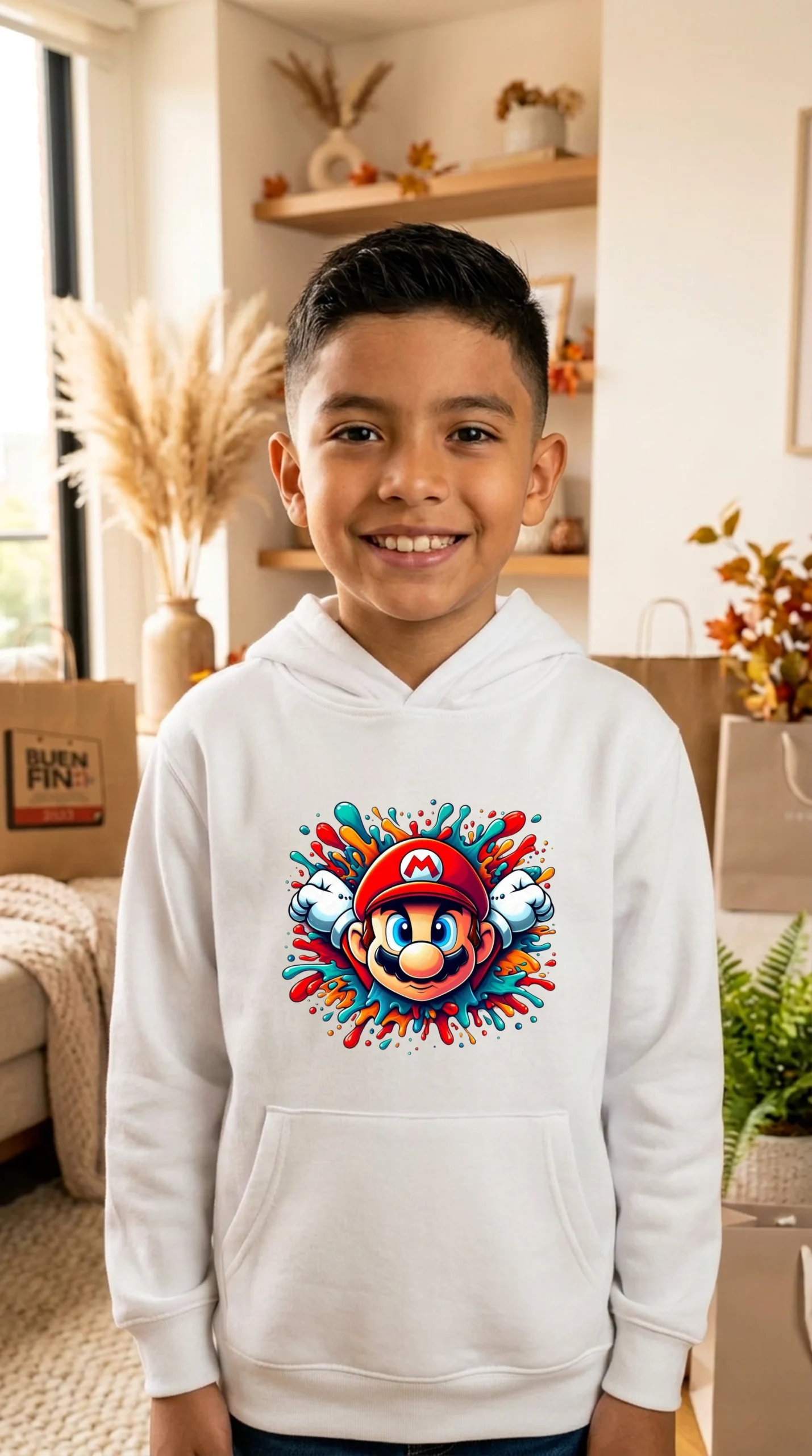 Sudadera Niño Mario Colors - Imagen 3