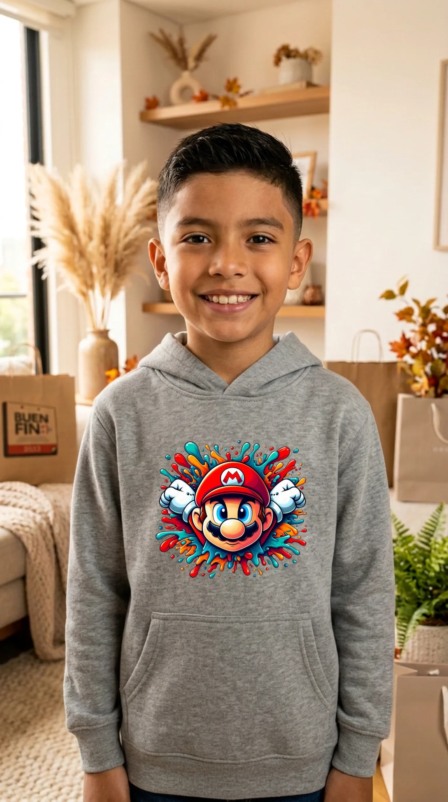 Sudadera Niño Mario Colors - Imagen 2