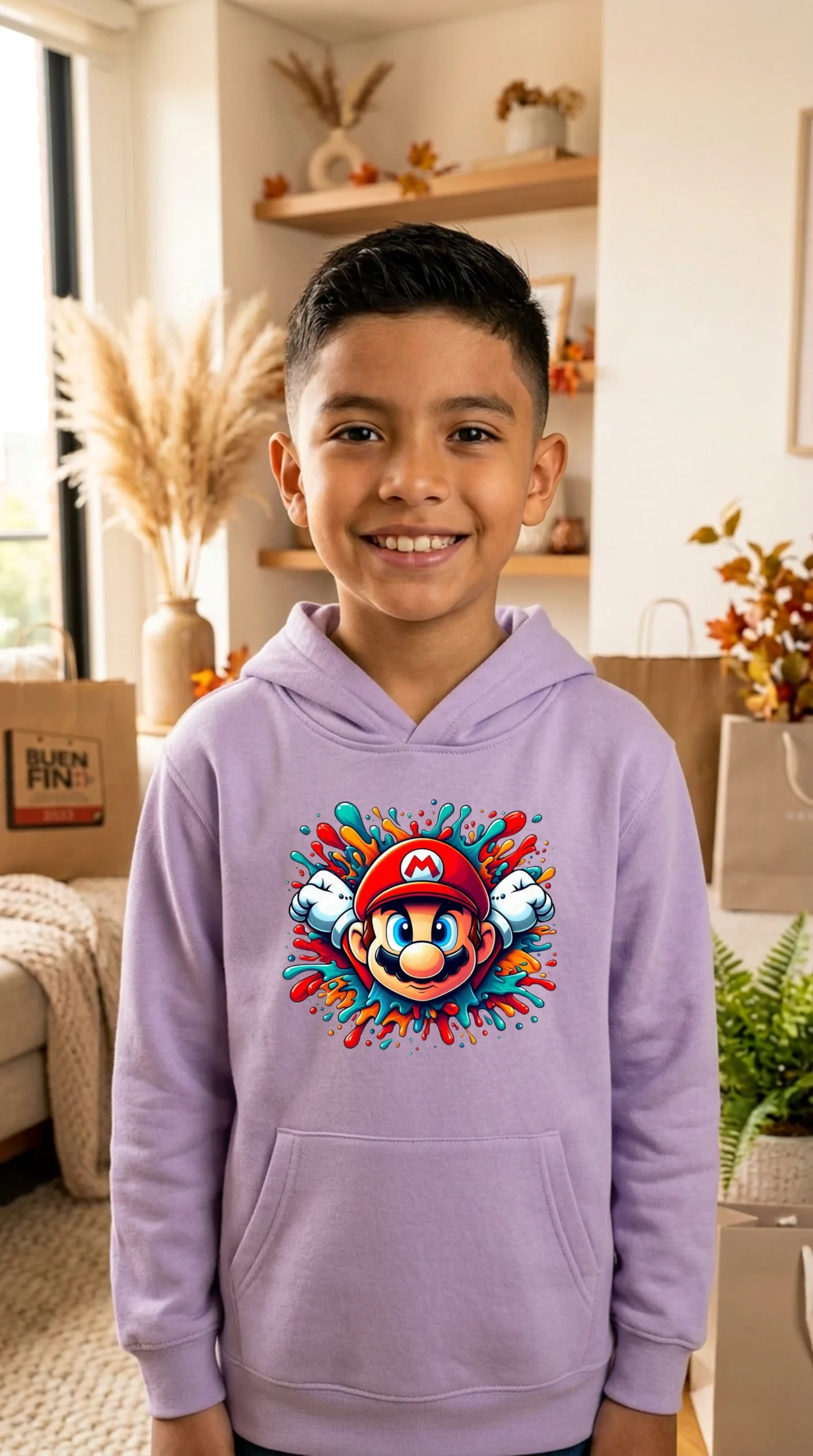 Sudadera Niño Mario Colors - Imagen 5