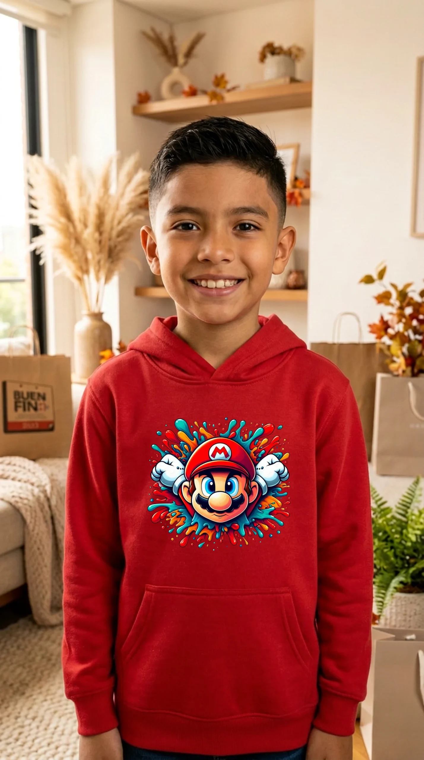 Sudadera Niño Mario Colors - Imagen 6