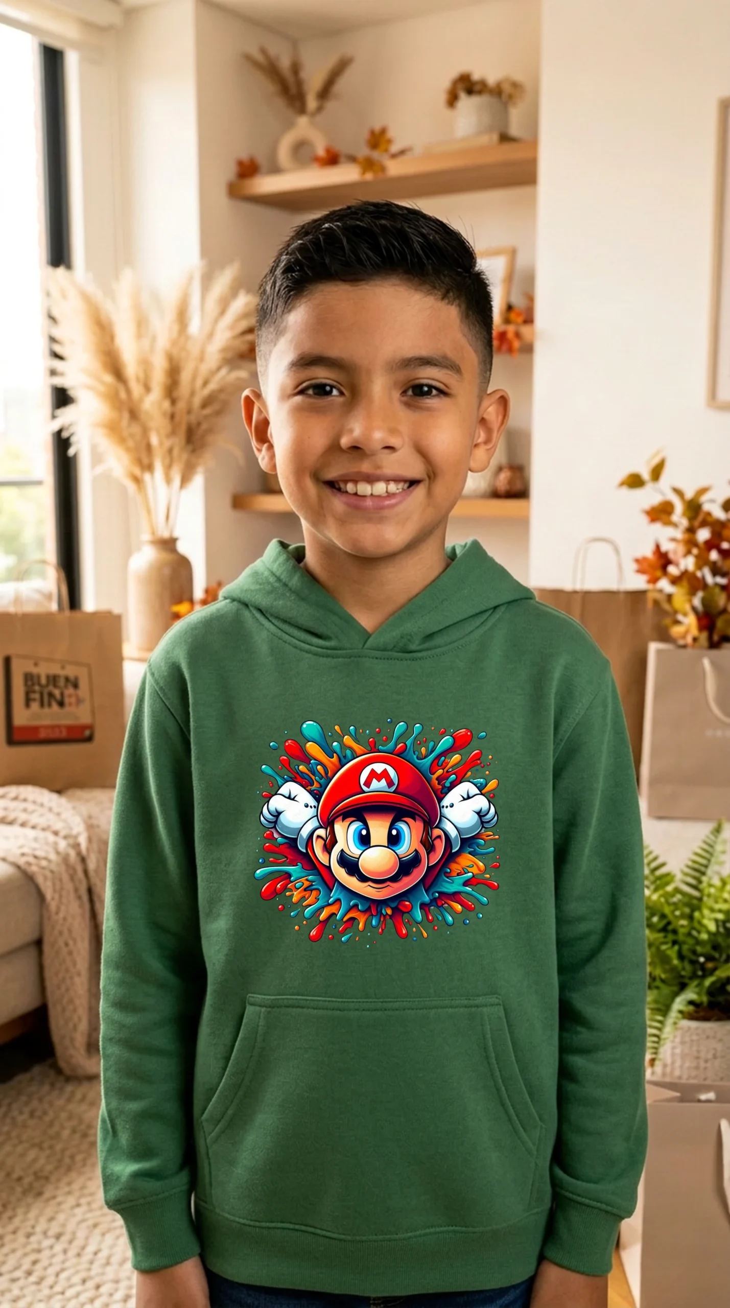 Sudadera Niño Mario Colors - Imagen 4